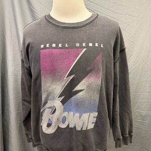 Simply Vera Vera Wang Charcoal Bowie sweatshirt